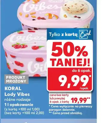 Kaufland Koral Lody Vibes oferta