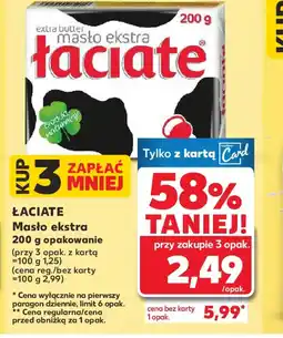 Kaufland Laciate Masło ekstra oferta