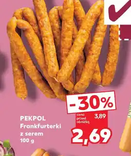 Kaufland Pekpol Frankfurterki z serem oferta