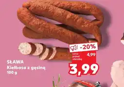 Kaufland Sława Kiełbasa z gęsiną oferta