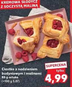 Kaufland Ciastko z nadzieniem budyniowym i malinami oferta
