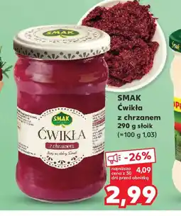 Kaufland Cwikła z chrzanem Smak oferta