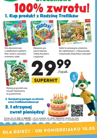 Biedronka Gra grzybobranie rodzina treflików 1 SZT oferta