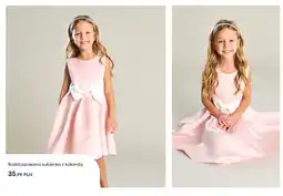 Sinsay Rozkloszowana sukienka z kokardą oferta