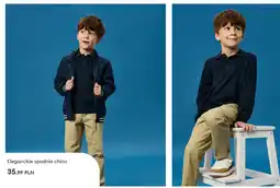 Sinsay Eleganckie spodnie chino oferta