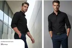 Sinsay Gładka koszula basic oferta