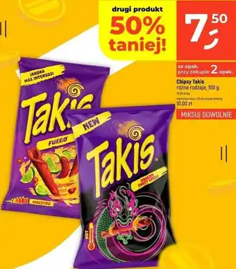 Dealz Chipsy Takis oferta