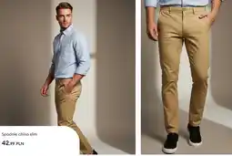 Sinsay Spodnie chino slim oferta