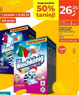 Dealz Proszek do prania Der Waschkönig, różne rodzaje oferta