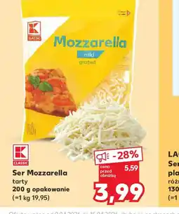 Kaufland Ser Mozzarella Classic oferta