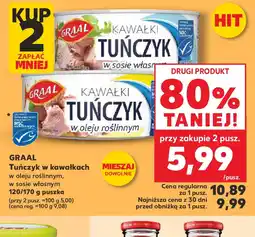 Kaufland Graal Tuńczyk w kawałkach oferta