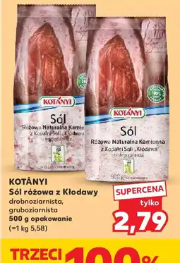 Kaufland KOTÁNYI Sól różowa z Kłodawy oferta