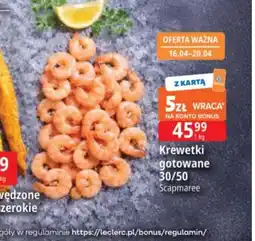 E.Leclerc Krewetki Scapmaree oferta