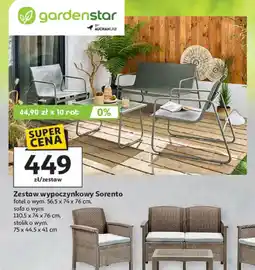 Auchan Zestaw wypoczynkowy Gardenstar oferta