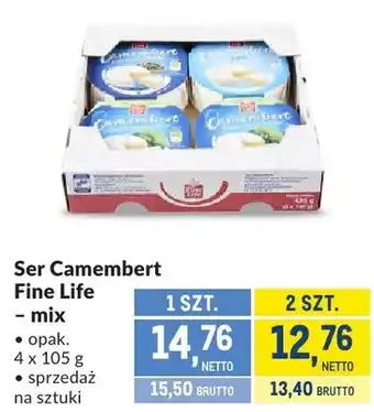 Makro Ser Camembert Fine Life mix oferta