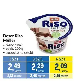 Makro Deser Riso Müller różne smaki oferta