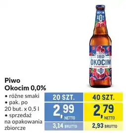 Makro Piwo Okocim 0,0% różne smaki oferta