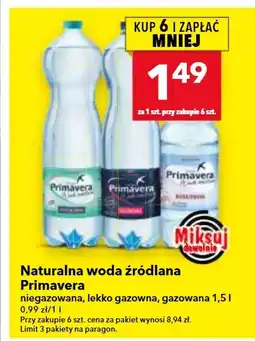 Lewiatan Woda niegazowana Primavera oferta