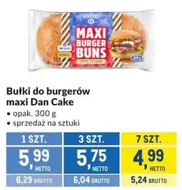 Makro Bułki do burgerów maxi Dan Cake oferta