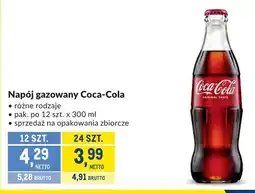 Makro Napój gazowany Coca-Cola różne rodzaje oferta