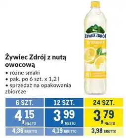 Makro Żywiec Zdrój z nutą owocową różne smaki oferta