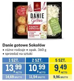 Makro Danie gotowe Sokołów różne rodzaje oferta