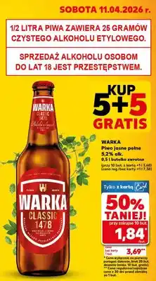 Kaufland Piwo jasne pełne 5,2% alk oferta