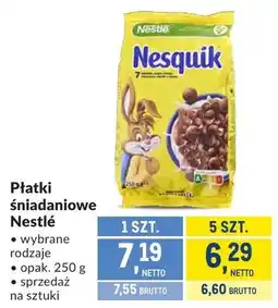 Makro Płatki śniadaniowe Nestle - wybrane rodzaje oferta