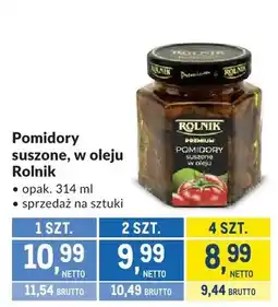 Makro Pomidory suszone, w oleju Rolnik oferta