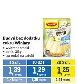 Makro Budyń bez dodatku cukru Winiary - wybrane smaki oferta