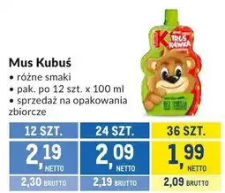 Makro Mus Kubuś różne smaki oferta