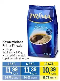 Makro Kawa mielona Prima Finezja oferta