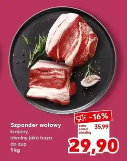 Kaufland Szponder wołowy krojony, idealny jako baza do zup oferta