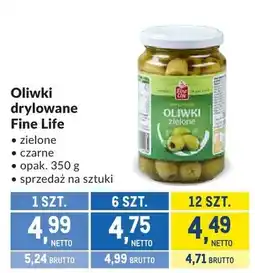 Makro Oliwki drylowane Fine Life - zielone, czarne oferta