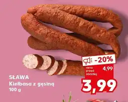 Kaufland Kiełbasa z gęsiną oferta