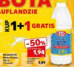Kaufland Mleko Polskie 2% tł oferta