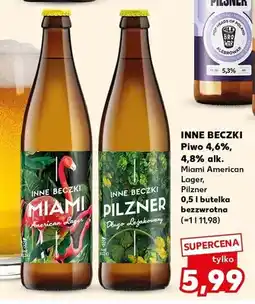 Kaufland Piwo Miami American Lager, Pilzner 4,6%, 4,8% alk oferta