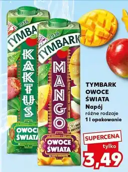 Kaufland Napój Tymbark Owoce Świata różne rodzaje oferta