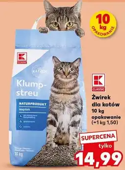 Kaufland Żwirek dla kotów oferta