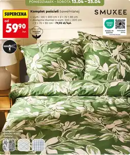 Biedronka Komplet pościeli Smukee oferta