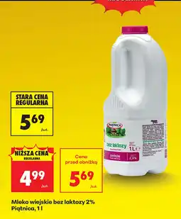 Biedronka Mleko bez laktozy Piątnica oferta