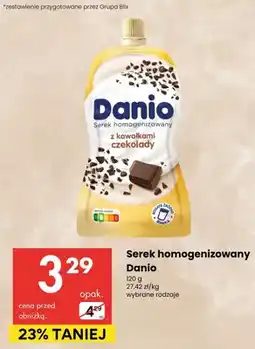 Delikatesy Centrum Serek homogenizowany z kawałkami czekolady wybrane rodzaje oferta