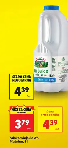 Biedronka Mleko Piątnica oferta