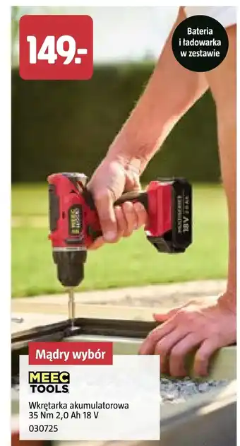 Jula Akumulatorowa wkrętarka Meec Tools oferta