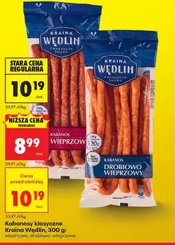 Biedronka Kabanosy Kraina Wędlin oferta