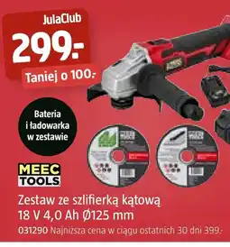 Jula Szlifierka kątowa Meec Tools oferta