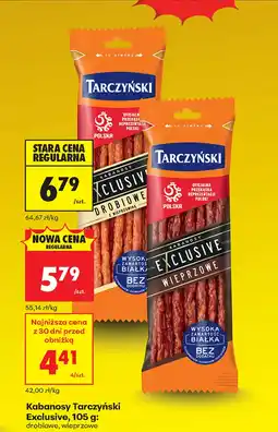 Biedronka Kabanosy Tarczyński oferta