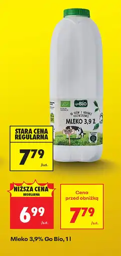 Biedronka Mleko Go Bio oferta