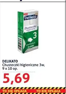Blue Stop Chusteczki higieniczne Delikato oferta