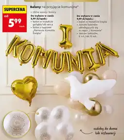 Biedronka Balony na przyjęcie komunijne - cena od: oferta